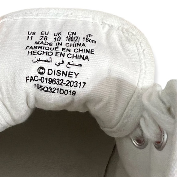 Disney Cruela Canvas Hightop Sneakers - Size 11 - Picture 3 of 9